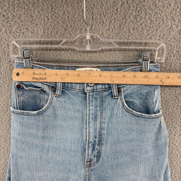 Abercrombie & Fitch The ’90s Straight Ultra High Rise Curve Love Jeans 26/2 LONG - Picture 3 of 12